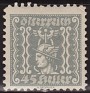 Austria - 1921 - Characters - 45 - Grey Green - Mercury - Scott P48 - 0